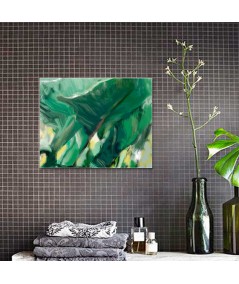 Obrazy natura - Obraz zielone liście Cienie i liście