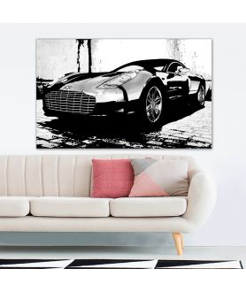 Dekoracja do salonu Obrazy z samochodami Aston Bonda
