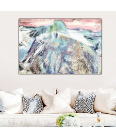 Obrazy pejzaże - Góry zimą obraz Góra (1-częściowy) szeroki