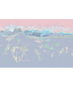 Obrazy pejzaże - Obraz pastelowy Barwa dnia (1-częściowy) szeroki