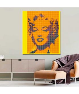 Obrazy Marilyn Monroe - Obraz nowoczesny Pop art Monroe (1-częściowy) pionowy