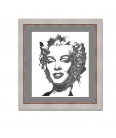 Obrazy na ścianę - Obraz Pop art Monroe white (1-częściowy) pionowy