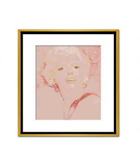 Obrazy na ścianę - Obrazy brudny róż Portret Marilyn Monroe