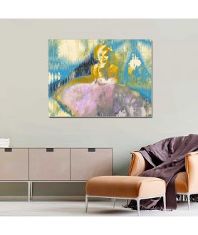 Obrazy na ścianę - Obraz Marilyn Monroe ballerina (1-częściowy) szeroki