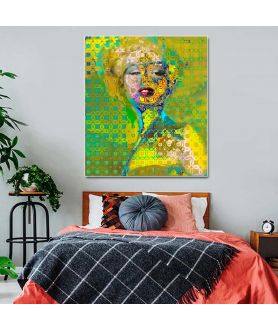 Obrazy Marilyn Monroe - Obraz loftowy Marilyn Monroe deco (1-częściowy) pionowy