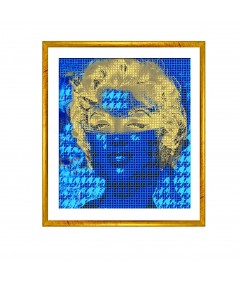 Obrazy Marilyn Monroe - Grafika glamour Marilyn Monroe w masce (1-częściowy) pionowy