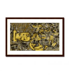 Obrazy martwa natura - Martwa natura kwiaty Złota kompozycja