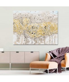 Obrazy abstrakcyjne - Obraz kwiaty polne Wiosenna abstrakcja (1-częściowy) szeroki