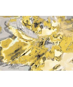 Złote Obrazy - Abstrakcja obraz Mapa uczuć (1-częściowy) szeroki