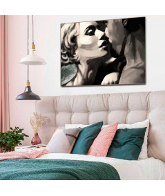 Obrazy na ścianę - Obraz na płótnie Namiętny pocałunek, styl romantyczny
